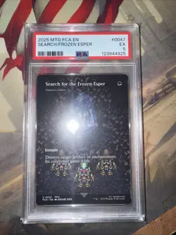 Search for the Frozen Esper - Nature's Claim MTG final fantasy PSA5 - Image 1