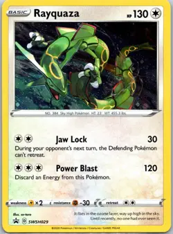 Rayquaza - Promo SWSH: Sword & Shield Promo Cards SWSH029 NM - Image 1