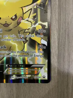 Pokemon Pikachu TCG EX Jumbo Black Star Promo Card XY124 - Image 5