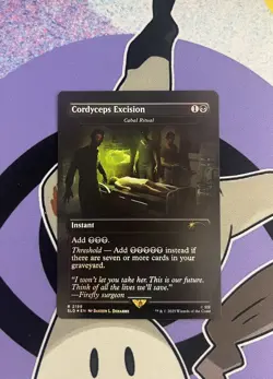 Cordyceps Excision - Cabal Ritual - Rainbow Foil MTG Secret Lair - Last of Us - Image 1