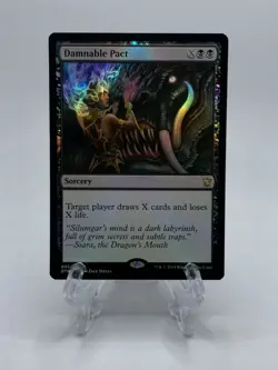 Damnable Pact - Dragons of Tarkir - MTG - Foil Rare - Magic The Gathering - Image 1