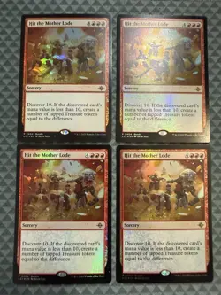 (x4) MTG Hit the Mother Lode #0404 Foil R Promo The Lost Caverns of Ixalan (LCI) - Image 2