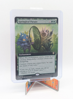 MTG - Springleaf Parade - Extended Art Rare #39 - Commander: Lorwyn Eclipsed NM - Image 1