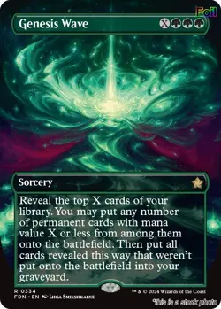 EN - Foil - Genesis Wave (Borderless) - 334 - FDN - NM - Image 1