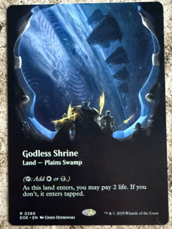 Godless Shrine (Borderless) Edge of Eternities Regular - Image 1