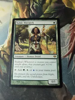 Noble Hierarch MtG Conflux LP 2009 - Image 2