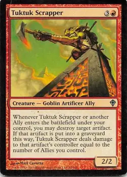 Tuktuk Scrapper 93/145 Worldwake Uncommon LP MTG - Image 1