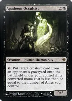 Agadeem Occultist (#48) - Worldwake - MTG Magic: The Gathering - LP - Image 1