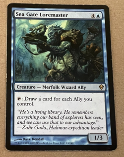 Sea Gate Loremaster - Zendikar - MTG - Magic the Gathering - Image 2