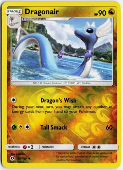 NM Dragonair #95/149 Reverse Holo English Pokemon TCG - Image 1