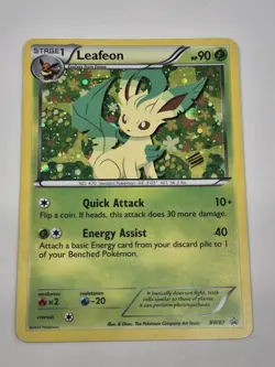 Pokemon Leafeon BW87 Black And White Promo LP/NM - Image 1