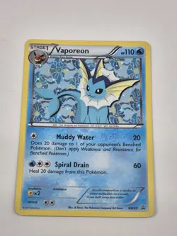 Pokemon Vaporeon Black & White Promo Holo 110HP BW89 LP - Image 1