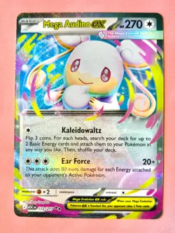 Mega Audino ex 172/217 Double Rare ME: Ascended Heroes Pokemon TCG NM - Image 1