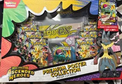 Pokemon TCG Ascended Heroes Premium Poster Collection (Mega Lucario) - Image 1