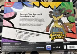 Pokemon TCG Ascended Heroes Premium Poster Collection (Mega Lucario) - Image 2