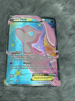 Mew EX RC24/RC25 Pokemon Legendary Treasures: Radiant Collection Holo Full Art - Image 1