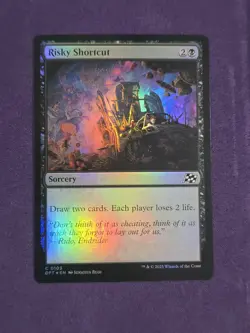 NM Foil Risky Shortcut, MTG, Aetherdrift, Magic the Gathering, 103 - Image 1