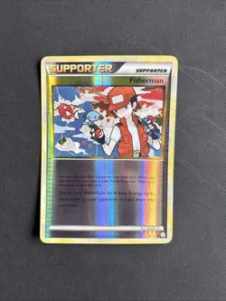 Pokemon TCG Fisherman Heartgold & Soulsilver 92/123 Reverse Holo Uncommon 2010 - Image 1
