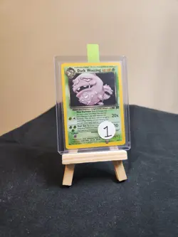 Dark Weezing 14 Team Rocket Holo Pokemon TCG LP 1 - Image 1