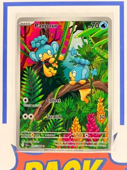 Panpour Illustration Rare IR 101/086 Black Bolt Pokemon TCG - Image 1