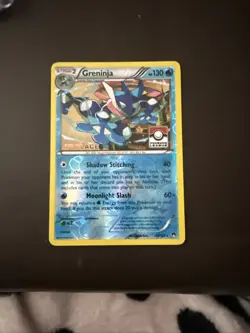 Pokemon Greninja 40/122 Reverse Holo Pokemon League Stamp 4th Place Winner - Image 1