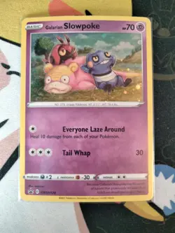 Galarian Slowpoke SWSH126 Cosmos Holo | Pokemon TCG SWSH Black Star Promo | NM - Image 1