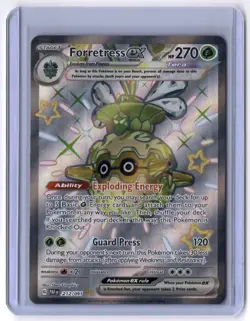 Forretress ex - 212/091 Shiny Ultra Rare Holo NM Pokemon SV: Paldean Fates - Image 1