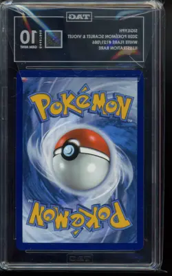 TAG 10 - 2025 Sigilyph 121/086 Sv: White Flare Holo Pokemon - Image 2