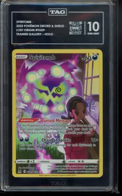 TAG 10 - 2022 Spiritomb TG09/TG30 Swsh11: Lost Origin Trainer Gallery Pokemon - Image 1