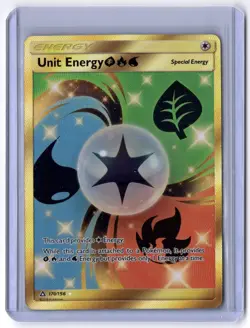 Unit Energy GRW 170/156 Secret Rare Holo NM Pokemon - Image 1