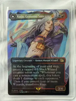 Kuja, Genome Sorcerer (Borderless) (Surge Foil) #544 NM Final Fantasy Magic MTG - Image 1