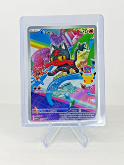 Pokemon TCG NM Litten 044 Me: Mega Evolution Promo Holo 2026 - Image 1