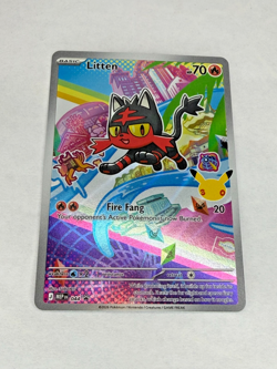 Pokemon TCG NM Litten 044 Me: Mega Evolution Promo Holo 2026 - Image 2