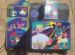 2025 Pokemon TCG Fall Collector Chest Tin Lunchbox EMPTY - Image 1