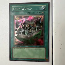 2002 YU-GI-OH! MRL-MAGIC RULER 1ST ED #076 TOON WORLD PSa - Image 2