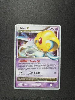 Uxie LV.X 146/146 Holo Pokemon Card – Legends Awakened (2008) LV.X (heavy Play) - Image 5