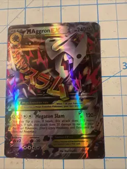 Custom M Aggron Ex Fun Fan Art (Custom Made Card) Pokemon Card - Image 1