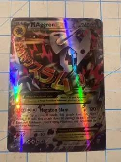 Custom M Aggron Ex Fun Fan Art (Custom Made Card) Pokemon Card - Image 2