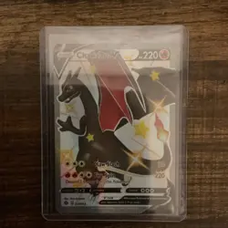 Pokemon Charizard V 79/73 Champions Path Secret Rare Full Art Holo 220 HP Card - Image 1