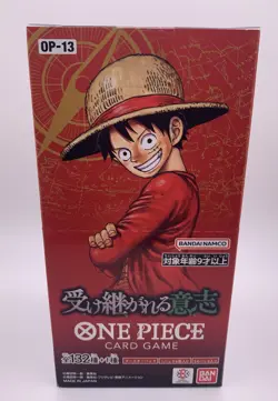 ONE PIECE Card OP-13 Carrying On His Will Booster Box Sealed Japanese US SELLER - Image 2