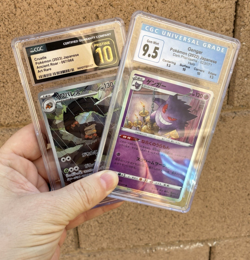 2 Japanese Pokemon CGC Graded Cards, Ancient Roar and Dark Phantasma, MINT! - Image 1