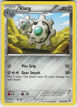 Pokemon Klang 89/135 Plasma Storm Normal card - Image 1