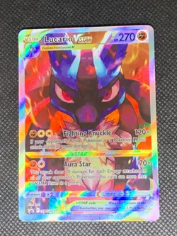 Lucario Vstar SWSH291 - Crown Zenith ETB Promo Pokemon Card - NM - Image 1