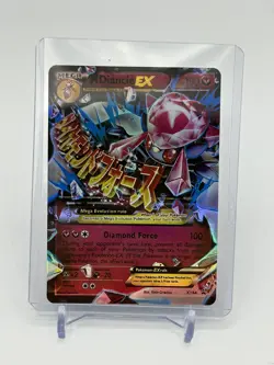 Pokemon TCG Mega-Diancie-EX XY XY44 Holo Promo Card - Image 1