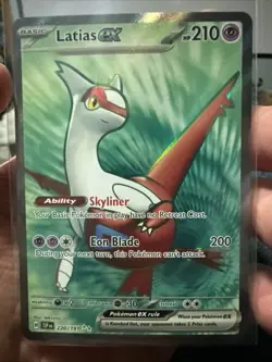 Latias EX 220/191 Surging Sparks Pokemon Full Art Ultra Rare Holo Card Near Mint - Image 1