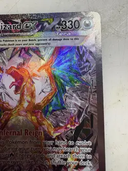 Pokemon TCG Charizard EX Sir Obsidian Flames 223/197 Full Art Secret Rare Card - Image 4