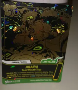 Naruto Mythos 1 Edition Jiraya Secret Rare 132/130 MTG Eng Inglese Perfetta - Image 1