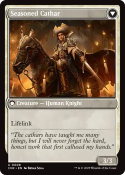 Ambitious Farmhand // Seasoned Cathar [Innistrad Remastered] Foil Near Mint - Image 2