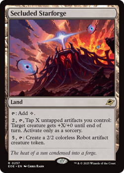 Secluded Starforge [Edge of Eternities] Foil Near Mint - Image 1