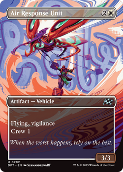Air Response Unit (Borderless) [Aetherdrift] Foil Near Mint - Image 1